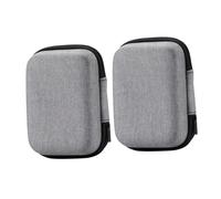 Parliky 2 Pièces Sac de Rangement Étanche Portable pour Microphone Chargeur Écouteurs Organisateur Antichoc pour Accessoires Électroniques