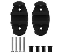 Parliky 2 pièces Taquets de Corde Nylon pour Kayak Accessoires Robustes pour Amarrage Rapide sur Bateaux Canoës et Quais Fixations Zig Cleat Durables et Légères