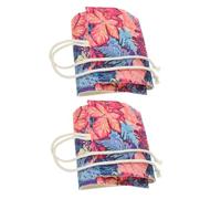 Parliky 2 Pièces Trousse Toile Compartiments pour Pinceaux et Crayons Organisateur Portable pour Artistes Étui de Rangement Multifonction pour Peinture à Huile et Aquarelle Protection