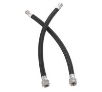 Parliky 2 pièces Tuyau Flexible Extension pour Pompe à Noir Rallonge Pratique pour Gonfleur de Pneu Accessoire et Facile à Installer