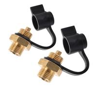 Parliky 2 pièces Valve de Prise Air pour Réservoir Gaz Raccord Sécurité Anti-fuite Compatible Compresseur et Pressostat Robuste et Facile Utilisation