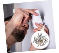 Parliky 20 Ensembles Chevilles Autoforeuses et Vis pour Plaques de Plâtre Kit Fixations Rapides sans Perçage Chevilles Murales à Expansion pour Décoration Intérieure et Fixations Légères
