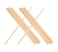 Parliky 20 Pièces Bandes de Bois Triangulaires Équilatérales pour Moulure Décorative Encadrement de Fenêtre Modélisme et Bricolage Mural