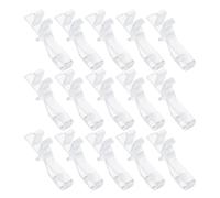 Parliky 20 Pièces Clip Transparent, Plastique, Angle Réglable, Maison | Pièces de Rechange Discrètes, Aspect Clair et Invisible, pour Stores et Lames Verticales, Salon ou Bureau