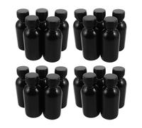 Parliky 20 Pièces Flacon à Réactif à Large Ouverture 100ml en Plastique | Bouteille Ronde à Vis, pour Poudres et Réactifs, Usage Laboratoire, Remplissage Rapide, Nettoyage Facile