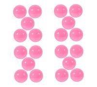 Parliky 20 pièces Lot de Boules de Loterie Creuses Plastique Rose Boules Ouvertes pour Activités de Groupe Fêtes et Jeux de Tirage