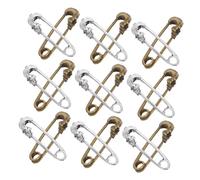 Parliky 20 Pièces Lot de Épingles de Décoratives Punk Métal avec Breloques Accessoires Robustes pour Couture Décoration Vêtements Patchwork et Loisirs Créatifs