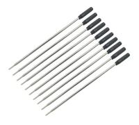 Parliky 20 Pièces Recharge Stylo Bille Cross Noir Recharges Métalliques Pointe Fine Encre Fluide et Écriture Claire Compatible Stylos Bille Standard et Cross