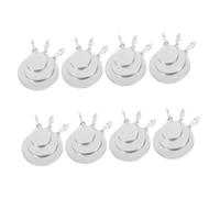 Parliky 24 pièces Cibles Entraînement Suspendues Acier Inoxydable Cibles Exercice Durables Acier Manganèse Adaptées pour Tir à Arc et Mur de Tir Amélioration Précision