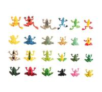 Parliky 24 Pièces Lot de Mini Statues Grenouilles Jouets de Grenouilles pour Garçon Fille pour Micro-Paysage et Aquarium