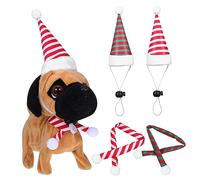 Parliky 2ensembles Chapeaux Et Écharpes De pour Petits Animaux Costumes De Fête pour Hamsters Cochons Chiens Et Accessoires pour Photographier Et