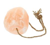 Parliky 2kg Bloc De Sel à Léchage pour Animaux De Ferme Et Petits Animaux Lick Salt Brick Naturel pour Chevaux Vaches Et Autres Bétail avec Corde