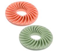 Parliky 2pièces Gamelle Anti-glouton pour Chien Lot de Distributeur de Croquettes Ludique Conception pour Ralentir Alimentation et Prévenir Les Ballonnements