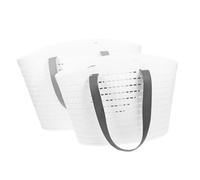 Parliky 2pièces Lot De Paniers à Linge Avec Poignée Pour Salle De Bain Organisateur De Linge Avec Support De Rangement