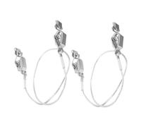 Parliky 2pièces Support De Ligne pour Masque Escrime Pinces pour Câble De Tête Équipement Escrime Essentiel Fleuret Entraînement Sport Câble pour Masque