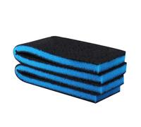Parliky 3 pièces Filtre Biologique Mousse pour Aquarium Lot de Éponge Filtrante Polyéther Noire Double Réutilisable Compatible Eau Douce et Salée Coupe Personnalisée Possible
