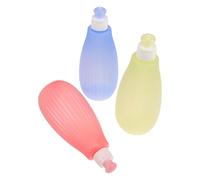 Parliky 3 Pièces Lot de 3 Flacons de Bidet Périnéal Portables 350 Ml - Pulvérisateur Doux pour Soins Post-Partum, Nettoyage Intime Bébé, Bouteille de Toilette de Voyage en Plastique Souple