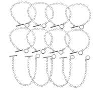 Parliky 30 pièces Bracelets Chaîne pour Femmes et Adolescentes Lot de Métal Style Croix Ot avec Fermoir Ot Bijoux DIY Mode pour Poignet et Cheville Design Chic Polyvalent