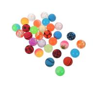 Parliky 30 pièces Lot de Balles Rebondissantes Caoutchouc Élastique pour Garçon Fille Jouets Sauteurs Colorés pour Fêtes et Jeux Extérieur