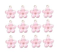 Parliky 30 pièces Lot de Breloques Pendentifs Fleur Dorée pour Création Bijoux Accessoires pour Bracelets Colliers et Boucles Oreilles Design Troué pour Assemblage Facile