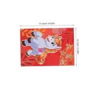 Parliky 300 Pièces Lunar Year Envelopes Horse Pattern Lucky Money Pockets For Spring Festival Family And Business Gifts