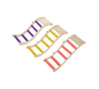 Parliky 3Pcs Escalade Escalier Oiseau Arbre Perchoir Perroquet Escalier Bois Perroquet Bois Animal Escalade Échelle Perchoir Oiseau