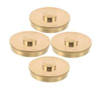 Parliky 4 pièces Capuchons Métalliques de Bas de Soupape pour Cor Harmonie Protection et Ajustement Précis pour Réparation Instruments Accessoires pour Étudiants et Professionnels