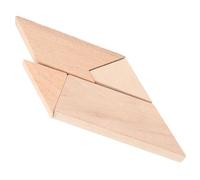 Parliky 4 Pièces Casse Tête Bois T Puzzle Jeu Éducatif de pour Adultes et Garçon Fille Développement Créativité et Coordination Outil Intelligence et Réflexion