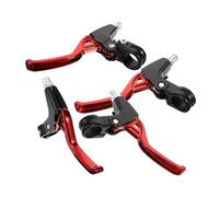 Parliky 4 pièces Leviers Frein Vélo Alliage Aluminium Léger Poignée Frein Vélo et Facile à Remplacer pour Vtt Route et Draisienne Robuste