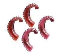 Parliky 4 pièces Modèle Réaliste de Tentacules de Pieuvre Simulation Alimentaire Décorative pour Aquarium Accessoires de Décoration pour Fête et Vitrine