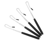 Parliky 4 Pièces Puppet Rods Metal Hand Control Sticks Ergonomic Adjustable for Plush Puppet Arms and Half Body Manipulation