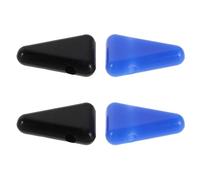 Parliky 4 Pièces Silicone Tuning Fork Holder Stand Portable Therapy Instrument Accessory Triangle Base For Meditation Sound Healing Stability