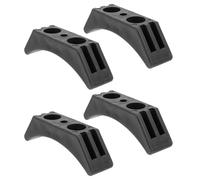 Parliky 4 Pièces Support de Rangement pour Haltères Plastique Robuste Support Fitness Stable avec Fixation Hexagonale Accessoire Matériel Musculation pour Organiser et Protéger le Sol