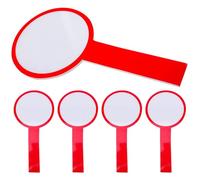 Parliky 4 pièces Tableau de Score Effaçable Portable Ardoise Blanche à Sec Légère pour Enseignants et Étudiants Tableau de Bord pour Notation de Jeux et Compétitions Couleur Aléatoire