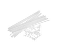 Parliky 40 Ensembles Windmill Rods Kit Thickened Plastic Replacement Poles for DIY Outdoor Group Activities and Creative Windmill Projects