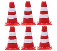 Parliky 40 pièces Jeu Éducatif Barrières Routières Accessoires de Signalisation Routière pour Garçon Fille Pédagogique de Simulation de Scène de Circulation pour Apprentissage Maternelle