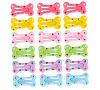 Parliky 40 pièces Lot de Mini Barrettes Os Colorées pour Bébés et Tout-petits Pinces à Cheveux pour Cheveux Fins Accessoires et Sécurisés pour Fillettes Motifs Pois et Couleurs Bonbons