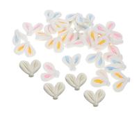 Parliky 40 Pièces Oreilles de Lapin à Fabriquer en Peluche Mini | Accessoire Créatif pour Filles et Cosplay, Décorations Festives pour Pâques, Fêtes, Bricolage et Coiffes