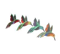 Parliky 4pièces Pendentif Fer Décoration Murale Intérieure Extérieure Artisanal Cadeau Pendaison Crémaillère