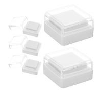 Parliky 5 pièces Encreurs DIY Mousse Haute Densité pour Scrapbooking Encreurs Réutilisables et Vides pour Digitales et Activités Manuelles