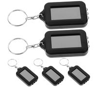 Parliky 5 pièces Porte-clés Lampe Torche LED Solaire Portable Mini Rechargeable Compacte et Pratique pour Camping Randonnée Urgence Éclairage Fiable sans Pile