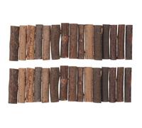 Parliky 50 Bâtons en Bois Naturels 50pcs pour Bricolage Fait Main, Décoration Maison et Accessoires Photo, pour Couronnes DIY et Loisirs Créatifs