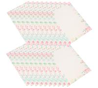 Parliky 50 Feuilles Papier à Lettres Vintage Papier à Écrire Rétro Épais Style Chinois Décoratif pour Notes Poèmes Lettres Amour et Calligraphie