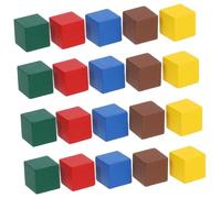 Parliky 50 Pièces de Jeu de Société Bois Colorés Accessoires pour Jeux de Plateau Pièces de Remplacement pour Échiquier et Portables pour Activités Ludiques