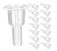 Parliky 50 pièces Earring Backstops Soft Ear Protectors Full-cover Pads For Secure Fit And Debris Protection