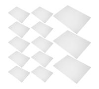 Parliky 50 Pièces Protège-partitions en Plastique Transparent Imperméable pour Partitions de Musique, Pochette à Documents Solide pour Organisation en Studio et Bureau