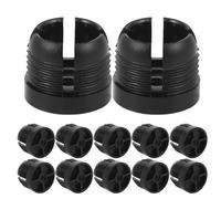Parliky 50 Pièces Support de Tête D’Adaptateur à Rotule, Bague de Serrage | Plastique, Fixation pour Rotule et Support de Charge sans Fil, Usage Moto et Réparation DIY