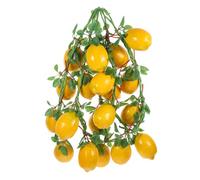 Parliky 5pièces Décorations De Citron Artificiel Suspendues Pour Intérieur Modèle De Fruits Imitant Décorations De Style Fermier