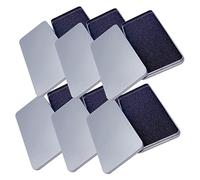 Parliky 6 pièces Boîte de Rangement Fer pour Coque de Téléphone Lot de Boîtes Rectangulaires Portables avec Mousse Protectrice Étui de Protection pour Écran Verre Organisation de Bureau