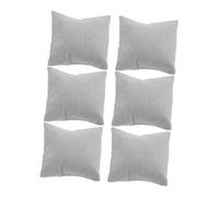 Parliky 6 pièces Coussin Présentoir Montre Velours Simple Protège Montres et Bijoux Oreillers Doux Antidérapants pour Collection